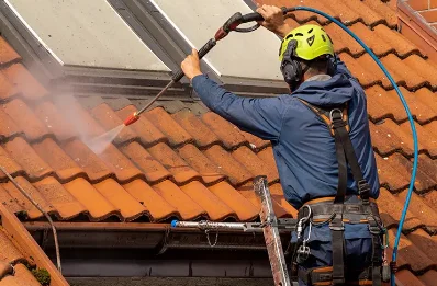 Démoussage et hydrofuge de toiture à Verges